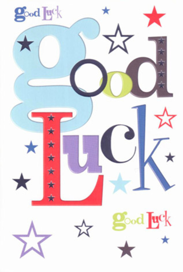 This luck-themed card bursts with cheerful energy and warmth, echoing the close community vibes of Old Malden with its vivid typography and surrounding stars. Each letter has a character-a wide pastel blue, a slender midnight black, an exuberant red-all playfully interacting, just as friendly neighbours do on High Street. Splashes of navy, moss green, and soft lilac stars leap across the bright white background, their presence recalling the gentle applause and support felt at local celebrations or gatherings. The card's design feels like an uplifting cheer, its modern yet heartfelt composition allowing every shape and hue to shine. The smooth texture beneath your fingers adds to the sensory delight, reminiscent of the high-quality envelopes paired with Old Malden Florist's signature arrangements. More than a simple greeting, it becomes a talisman: infused with hope, genuine belief, and the friendly optimism so abundant in the local streets, ready to accompany someone embarking on a new adventure or embracing a fresh start.